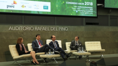 El consejero delegado de ICEX, Francisco J. Garzón en el congreso anual de ASCRI, 2018