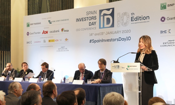 Xiana Méndez en el Spain Investors Day 2020